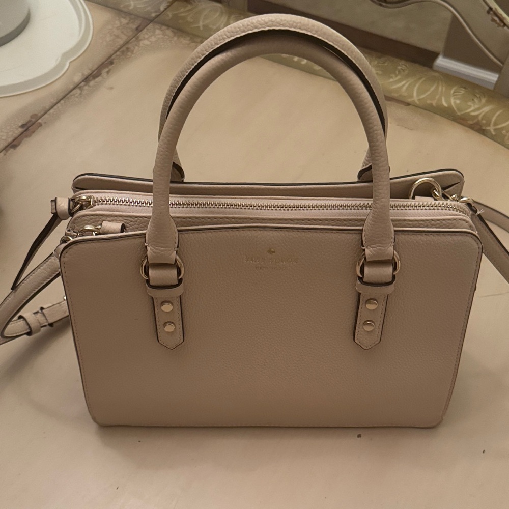Kate Spade Tan Leather Satchel